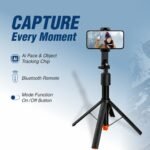 AI Face Tracking & Gesture Control Gimbal | Selfie Stick | Tripod - Image 2