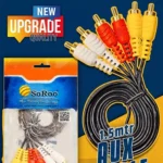 3 RCA Male to Male 3 RCA Audio Video AV Cable