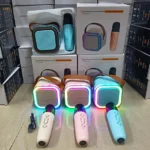 Colorful Bluetooth Speaker with Karaoke Mic