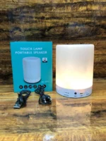 Touch Lamp Portable Bluetooth Speaker with TF Card/Aux/Speaker Phone