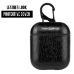 Black Leather Airpod Case