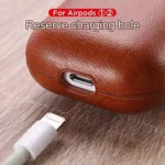 Brown Leather Airpod Case - Image 2