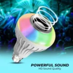 Led Bulb with Bluetooth Speaker Music Light With Remote - Image 2