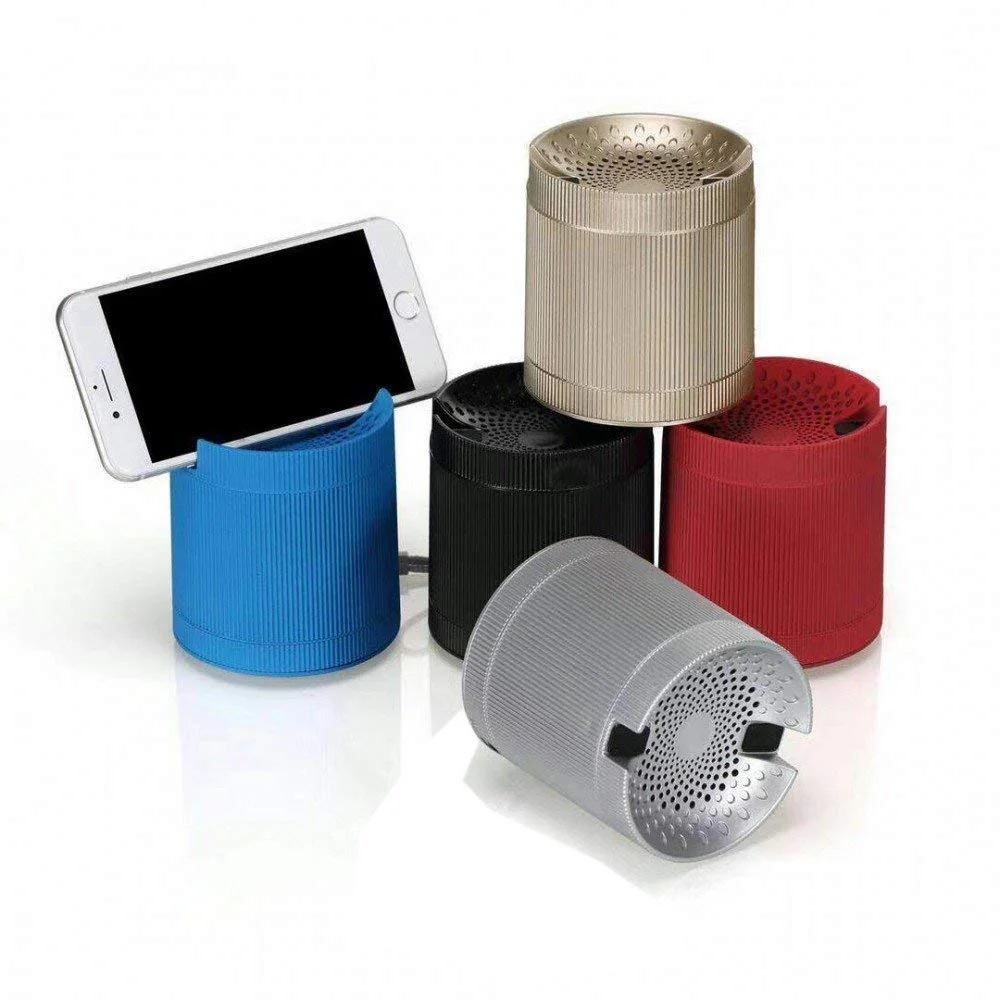 mini-speaker.webp Wireless Bluetooth Speaker XQ-3 with Mobile Stand - Image 1
