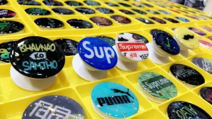 PopSockets Sparkle PopGrip Cell Phone Grip and Stand